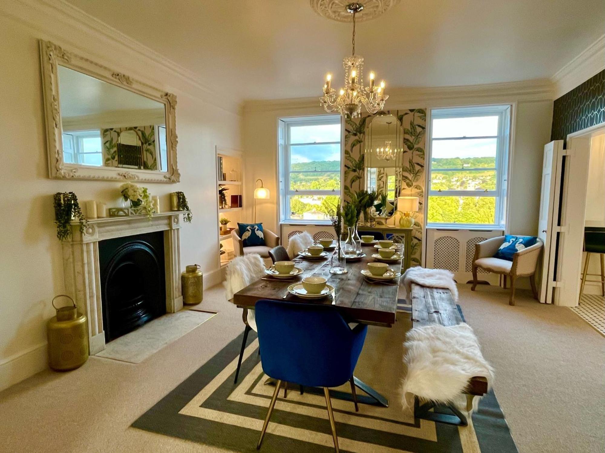 The Paragon Penthouse - Stunning Views Over Bath! Kültér fotó