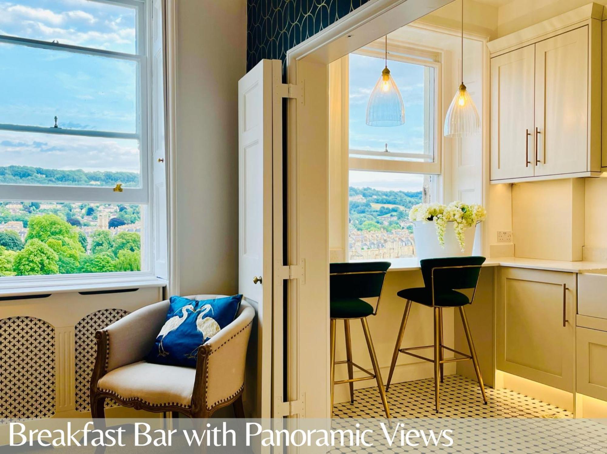 The Paragon Penthouse - Stunning Views Over Bath! Kültér fotó