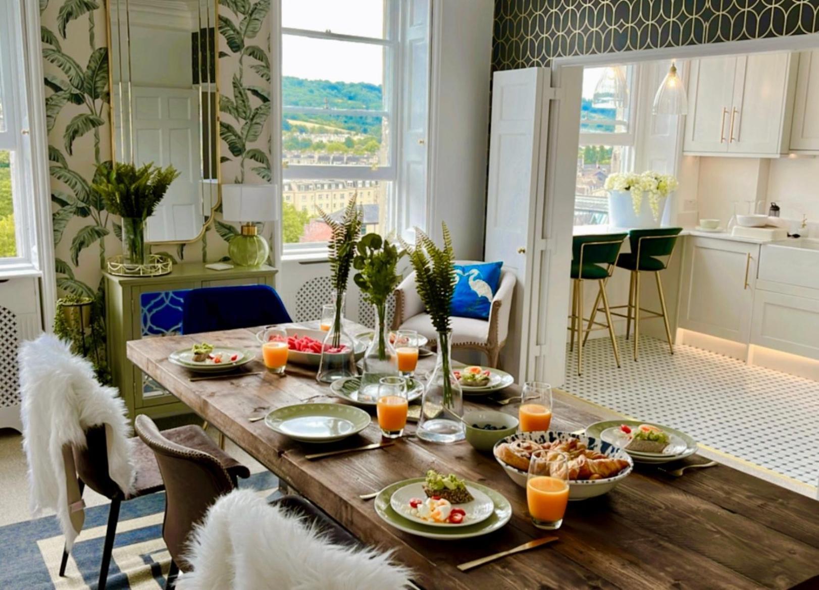 The Paragon Penthouse - Stunning Views Over Bath! Kültér fotó