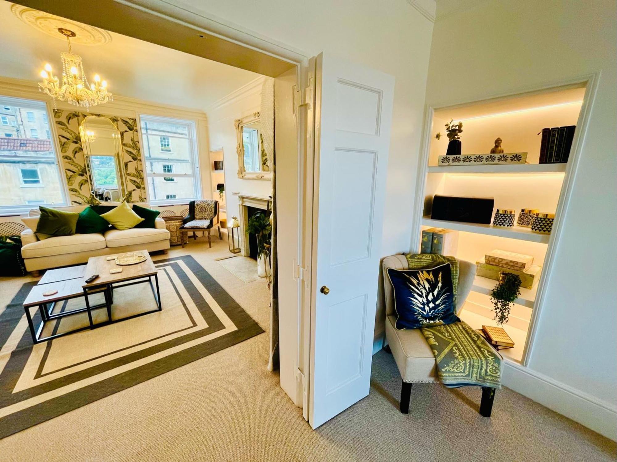 The Paragon Penthouse - Stunning Views Over Bath! Kültér fotó
