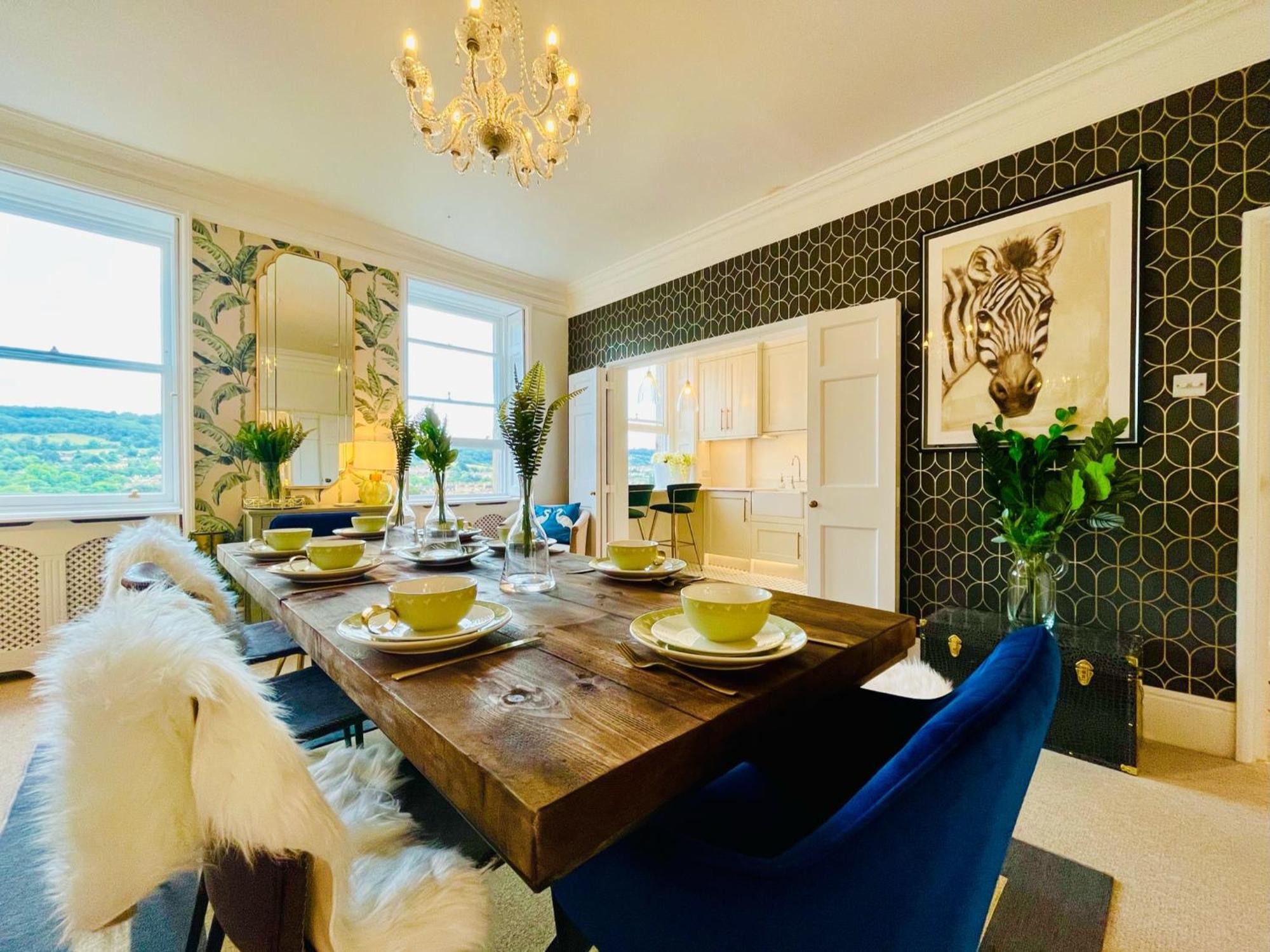 The Paragon Penthouse - Stunning Views Over Bath! Kültér fotó
