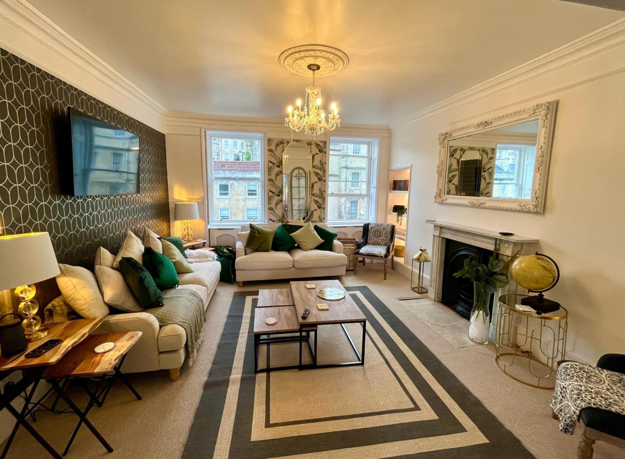 The Paragon Penthouse - Stunning Views Over Bath! Kültér fotó