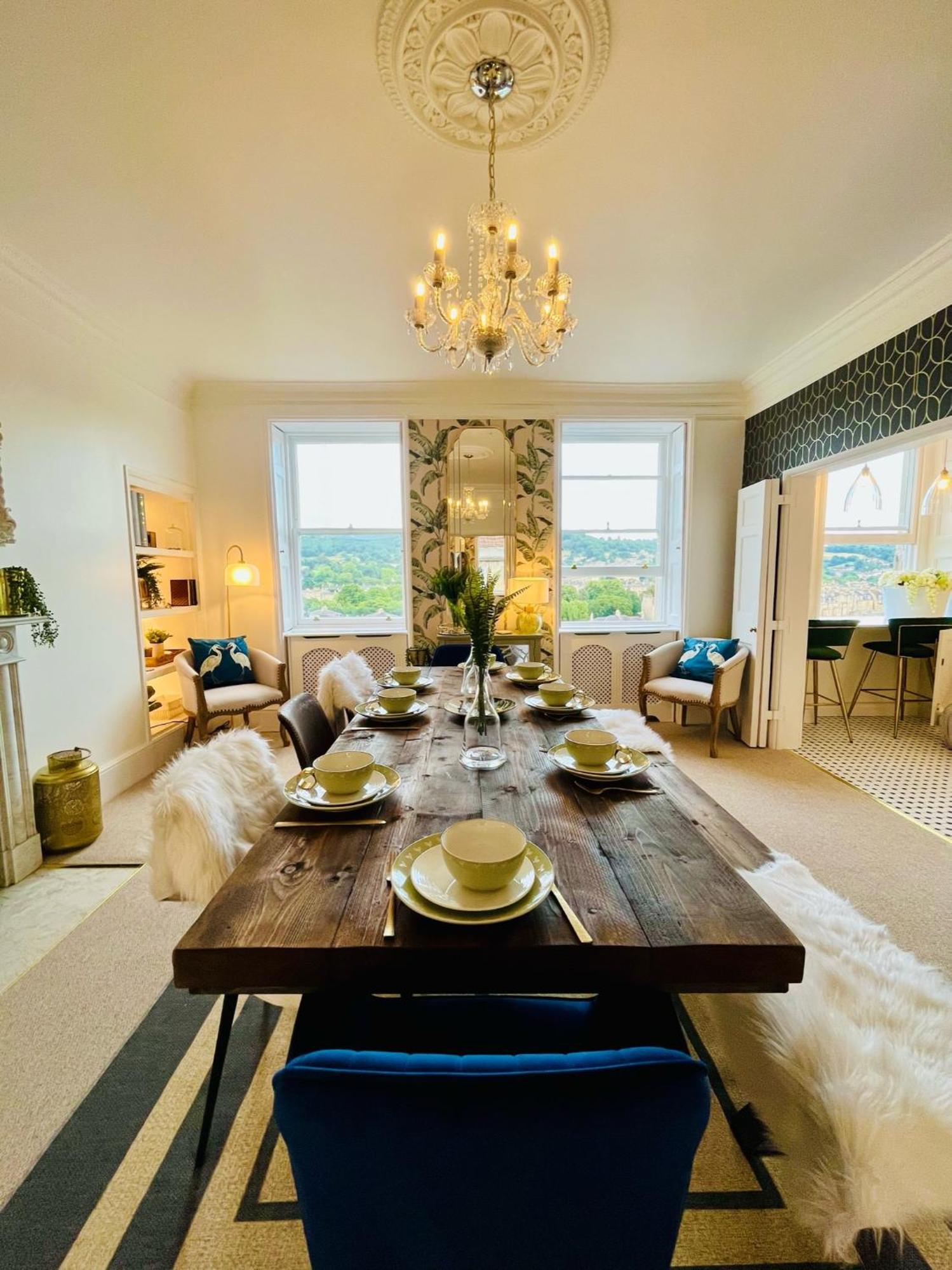 The Paragon Penthouse - Stunning Views Over Bath! Kültér fotó
