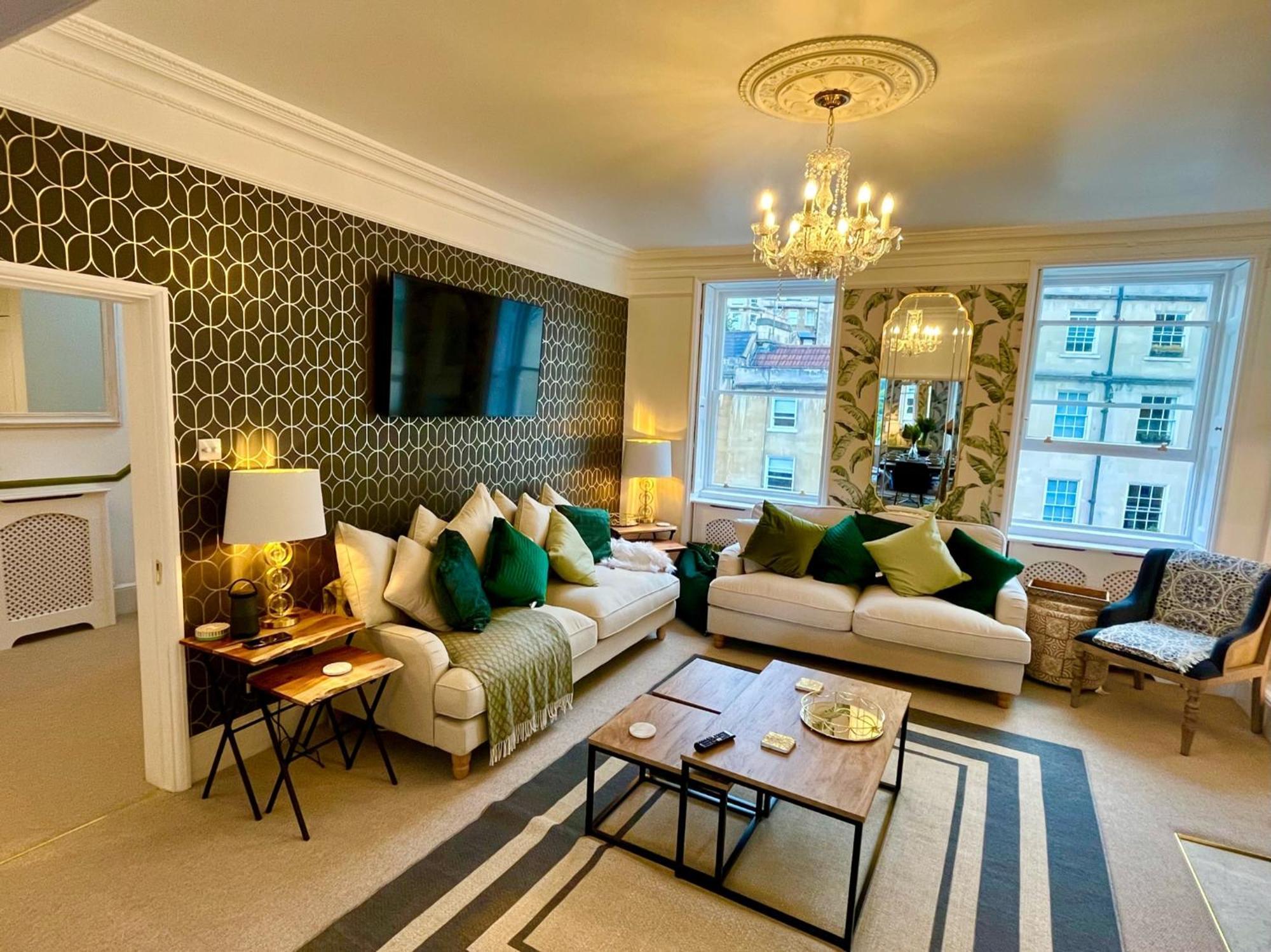 The Paragon Penthouse - Stunning Views Over Bath! Kültér fotó