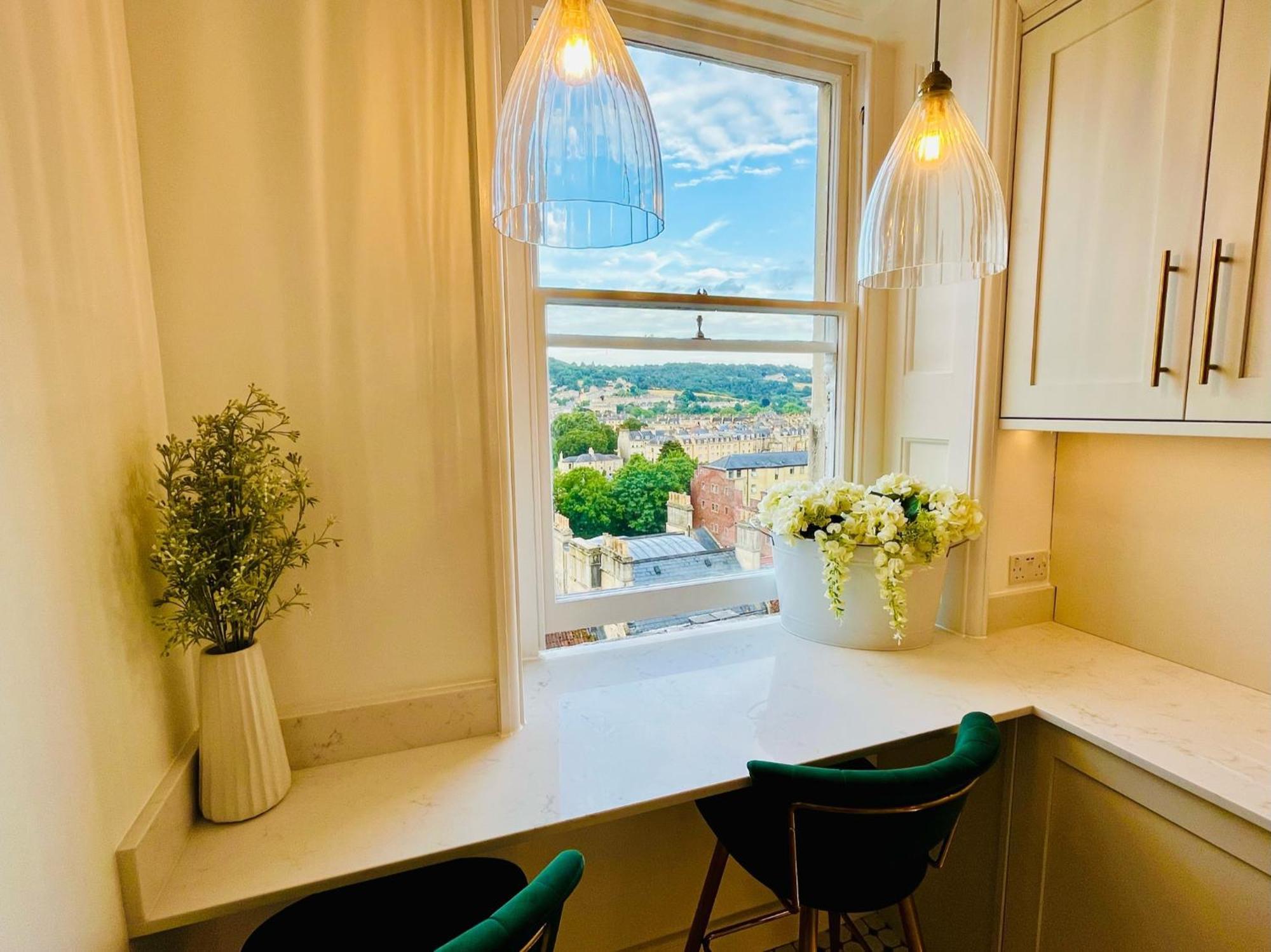 The Paragon Penthouse - Stunning Views Over Bath! Kültér fotó