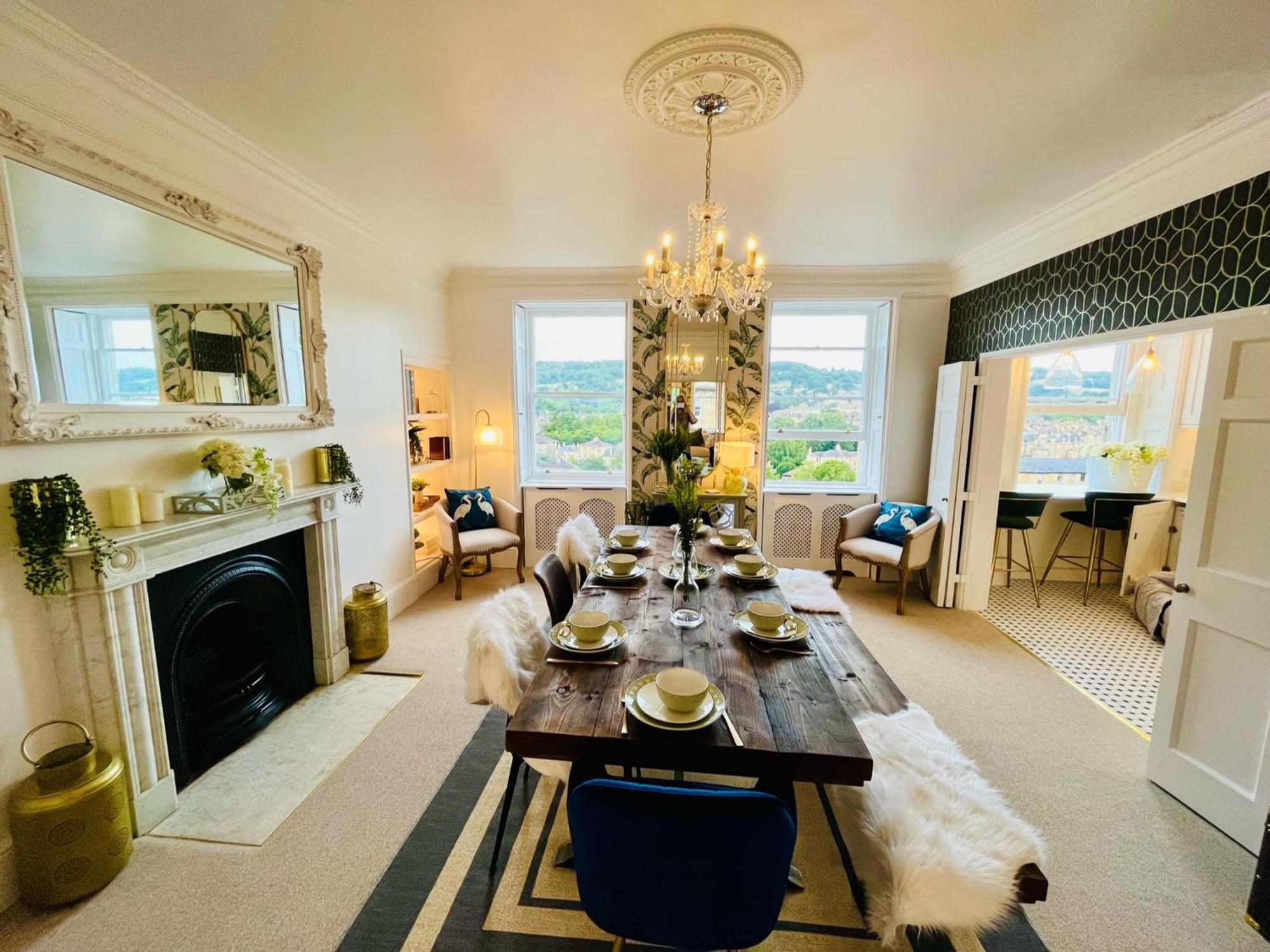The Paragon Penthouse - Stunning Views Over Bath! Kültér fotó